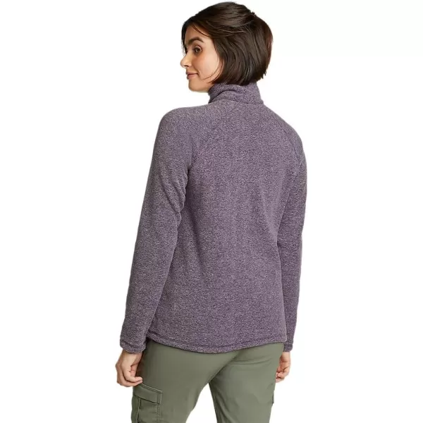 imageEddie Bauer Womens Quest Fleece 14Zip  SolidEggplant