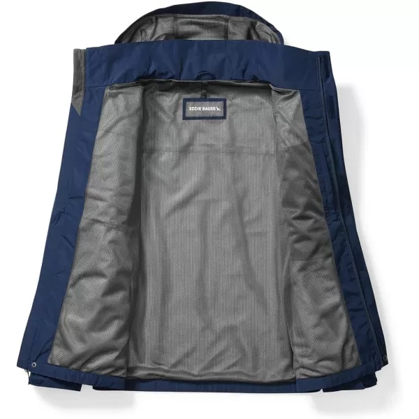 imageEddie Bauer Mens Packable Rainfoil Waterproof Rain JacketMedium Indigo Recycled