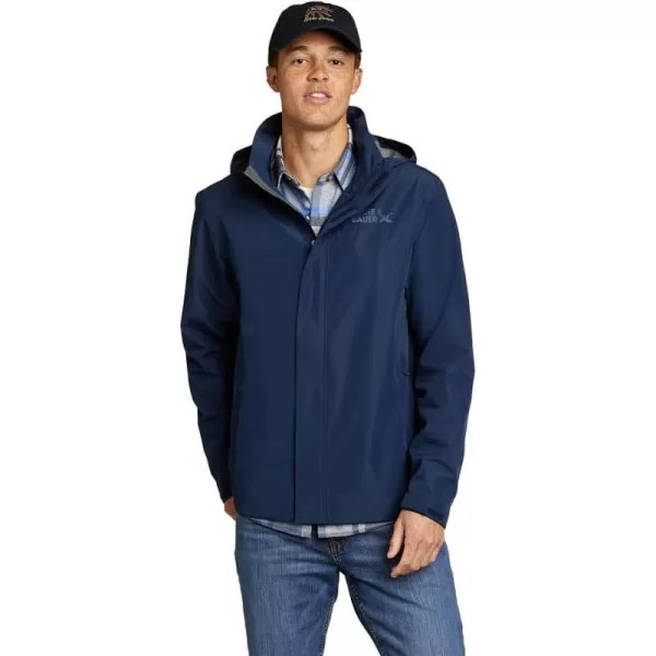 imageEddie Bauer Mens Packable Rainfoil Waterproof Rain JacketMedium Indigo Recycled