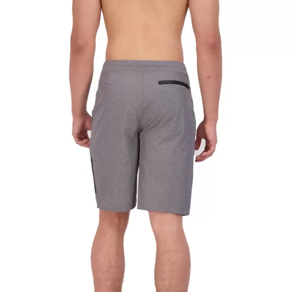 imageEddie Bauer Mens Hybrid SPF 50 Swim Trunks 9quot Inseam Perfect Blend of Comfort Stretch ampamp Protection for Outdoor EnthusiastsGrey Heather