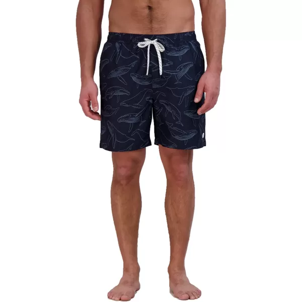 imageEddie Bauer Mens SPF 50 Volley Swim Trunk  Fun Designs Comfortable and Stylish 7quot InseamAtlantic