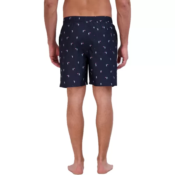 imageEddie Bauer Mens SPF 50 Volley Swim Trunk  Fun Designs Comfortable and Stylish 7quot InseamAtlantic Blue