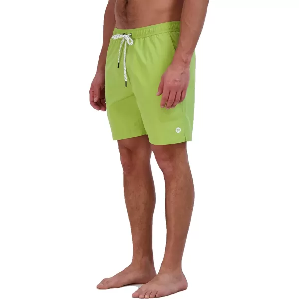 imageEddie Bauer Mens SPF 50 Volley Swim Trunk  Fun Designs Comfortable and Stylish 7quot InseamCitron