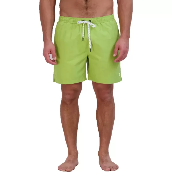 imageEddie Bauer Mens SPF 50 Volley Swim Trunk  Fun Designs Comfortable and Stylish 7quot InseamCitron