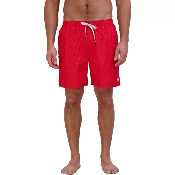 imageEddie Bauer Mens SPF 50 Volley Swim Trunk  Fun Designs Comfortable and Stylish 7quot InseamSalsa