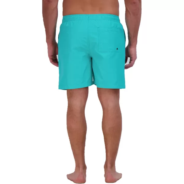 imageEddie Bauer Mens SPF 50 Volley Swim Trunk  Fun Designs Comfortable and Stylish 7quot InseamTurquoise