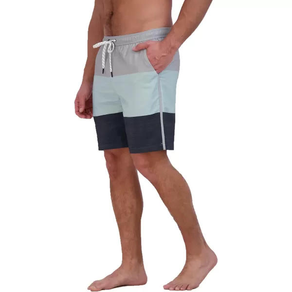 imageEddie Bauer Mens SPF 50 Volley Swim Trunk 8quot Inseam Comes with Comfort Liner  Ultimate Comfort ampamp StretchStorm