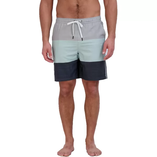 imageEddie Bauer Mens SPF 50 Volley Swim Trunk 8quot Inseam Comes with Comfort Liner  Ultimate Comfort ampamp StretchStorm