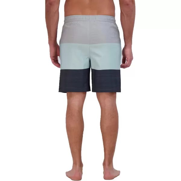 imageEddie Bauer Mens SPF 50 Volley Swim Trunk 8quot Inseam Comes with Comfort Liner  Ultimate Comfort ampamp StretchStorm