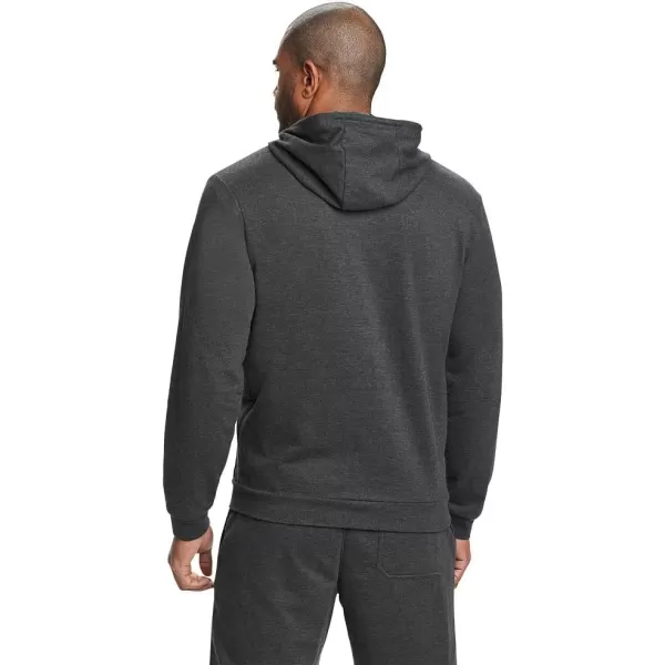 imageEddie Bauer Mens Camp Fleece LongSleeve FullZip HoodieHeather Gray