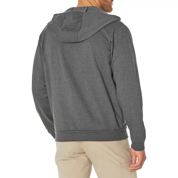 imageEddie Bauer Mens Camp Fleece LongSleeve FullZip HoodieHtrgry