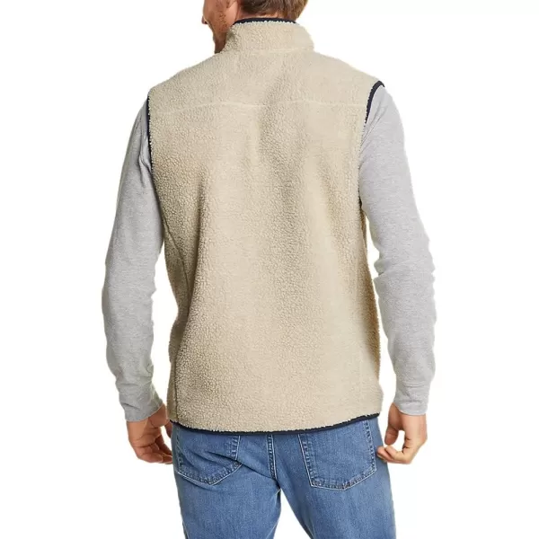 imageEddie Bauer Mens Chilali Faux Shearling Fleece VestOyster