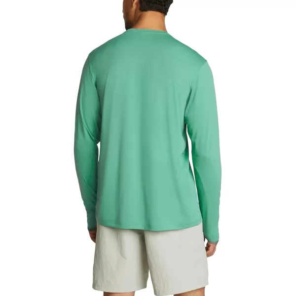 imageEddie Bauer Mens UPF LongSleeve Crew Neck TShirtBeach Glass