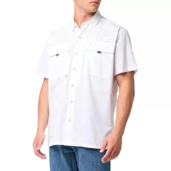 imageEddie Bauer Mens Classic Fit Voyager Flex LongSleeve ShirtWhite