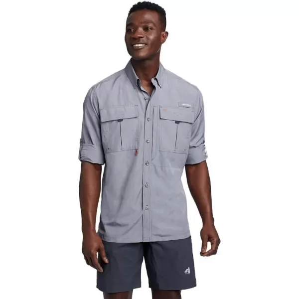 imageEddie Bauer mens Upf Guide 20 Longsleeve ShirtDusted Indigo