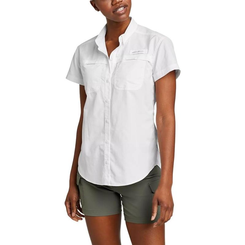 imageEddie Bauer Mens Adventurer Pro Field ShortSleeve ShirtWhite