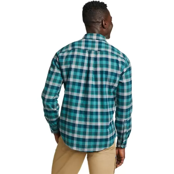 imageEddie Bauer Mens Classic Fit Favorite LongSleeve Flannel ShirtDusty Jade