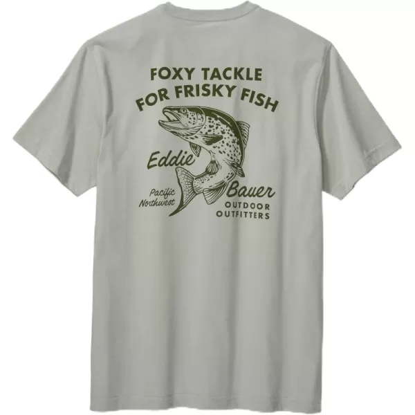 imageEddie Bauer Mens Frisky Fish Graphic TShirtHerb