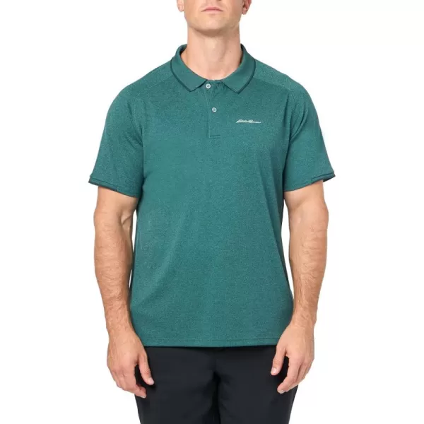 imageEddie Bauer Mens Resolution 20 Pro ShortSleeve Polo ShirtBlue Spruce