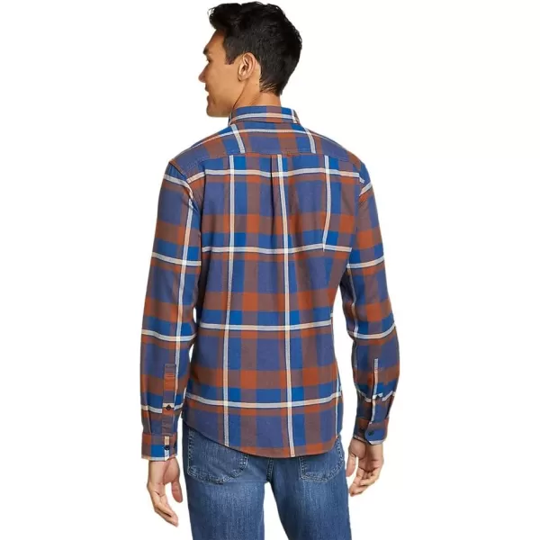 imageEddie Bauer Mens Eddies Favorite Flannel Shirt  SlimNavy Heather