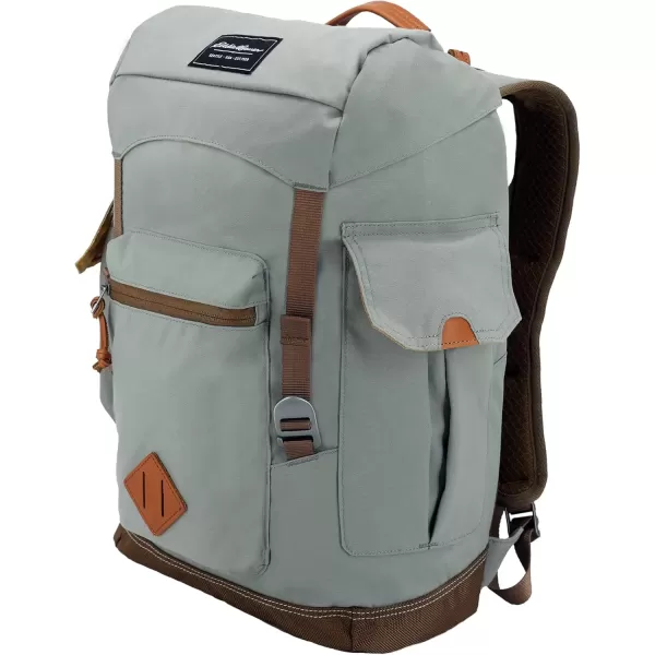 imageEddie Bauer Bygone Backpack with Exterior Pockets and Laptop Compatible Sleeve Light Heather Grey 30LLight Heather Grey