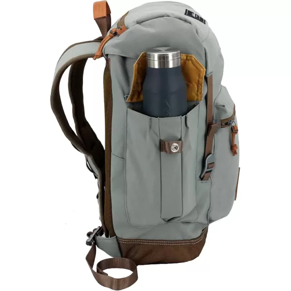 imageEddie Bauer Bygone Backpack with Exterior Pockets and Laptop Compatible Sleeve Light Heather Grey 30LLight Heather Grey