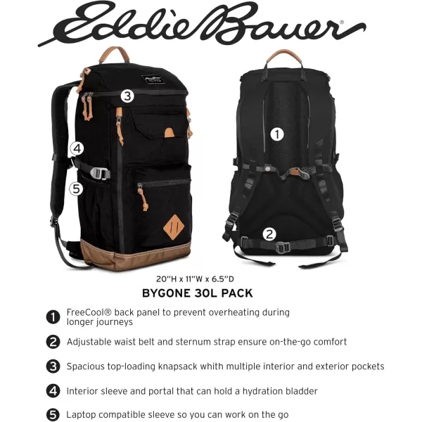 imageEddie Bauer Bygone Backpack with Exterior Pockets and Laptop Compatible Sleeve Light Heather Grey 30LTerracotta