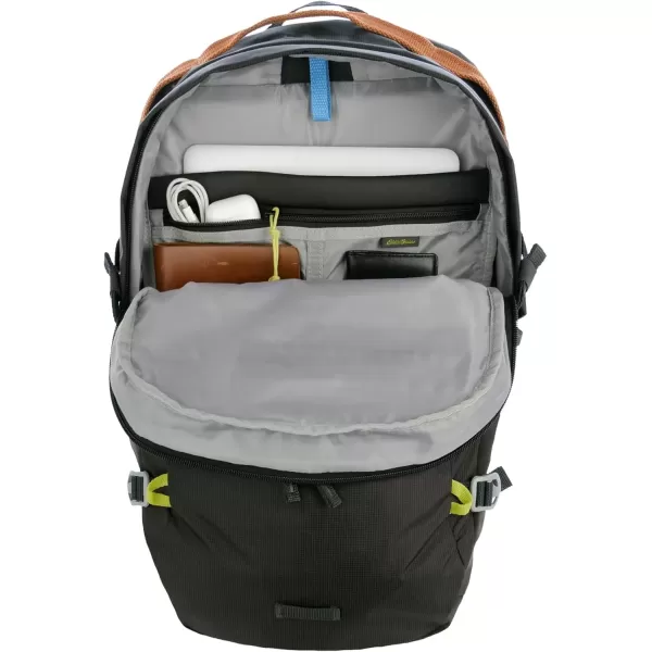 imageEddie Bauer Nomad Backpack with Compression Straps and HydrationLaptop Compatible Sleeve Carbon 22LCarbon