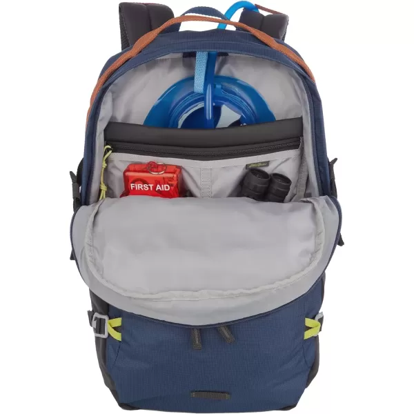 imageEddie Bauer Nomad Backpack with Compression Straps and HydrationLaptop Compatible Sleeve Carbon 22LDusted Indigo