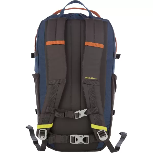 imageEddie Bauer Nomad Backpack with Compression Straps and HydrationLaptop Compatible Sleeve Carbon 22LDusted Indigo