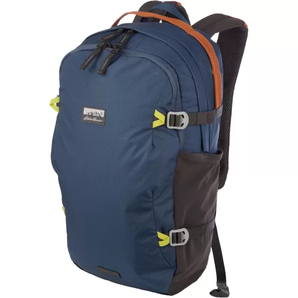 imageEddie Bauer Nomad Backpack with Compression Straps and HydrationLaptop Compatible Sleeve Carbon 22LDusted Indigo