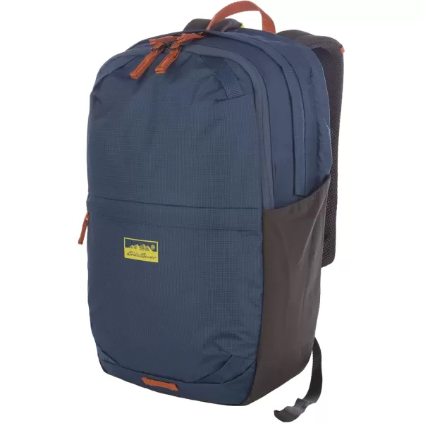 imageEddie Bauer Nomad Backpack with Compression Straps and HydrationLaptop Compatible Sleeve Carbon 22LDusted Indigo