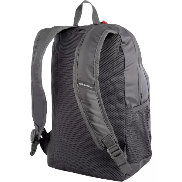 imageEddie Bauer Stowaway Packable BackpackMade from Ripstop Polyester Onyx 30LDark Smoke