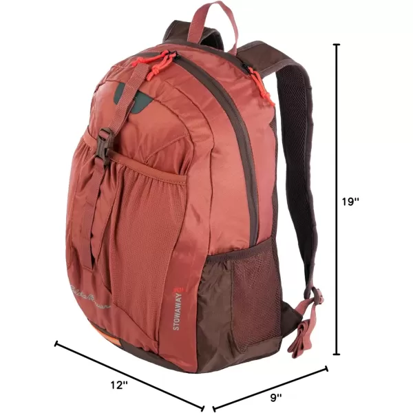 imageEddie Bauer Stowaway Packable BackpackMade from Ripstop Polyester Onyx 30LMaroon