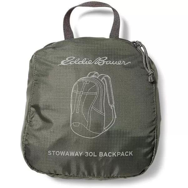 imageEddie Bauer Stowaway Packable BackpackMade from Ripstop Polyester Onyx 30LOnyx