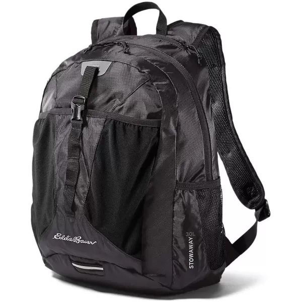 imageEddie Bauer Stowaway Packable BackpackMade from Ripstop Polyester Onyx 30LOnyx