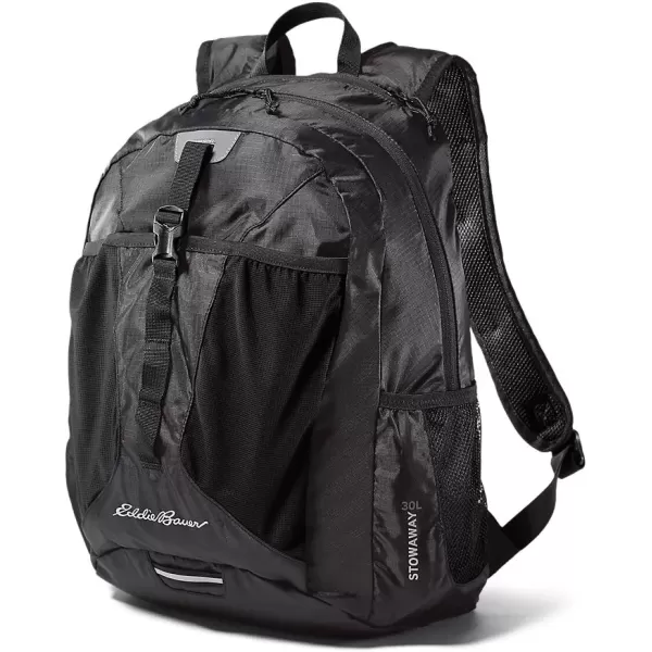 imageEddie Bauer Stowaway Packable BackpackMade from Ripstop Polyester Onyx 30LOnyx