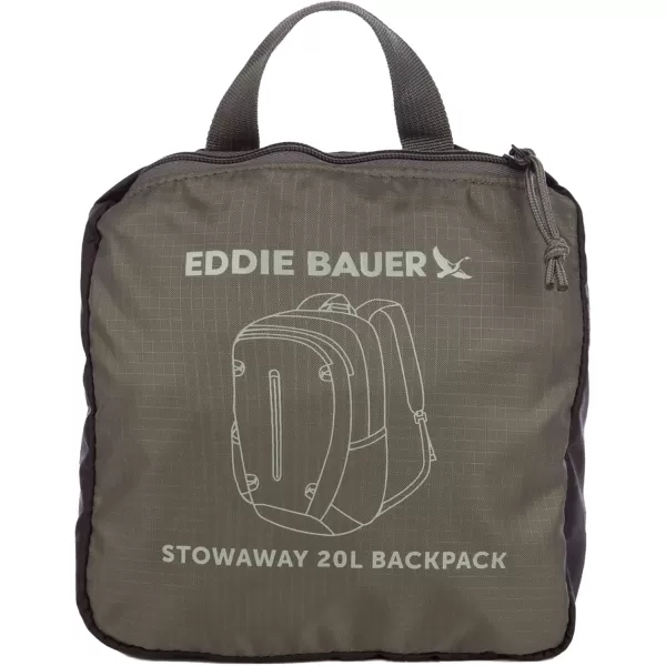 imageEddie Bauer Stowaway Packable BackpackMade from Ripstop Polyester Onyx 30LSpruce