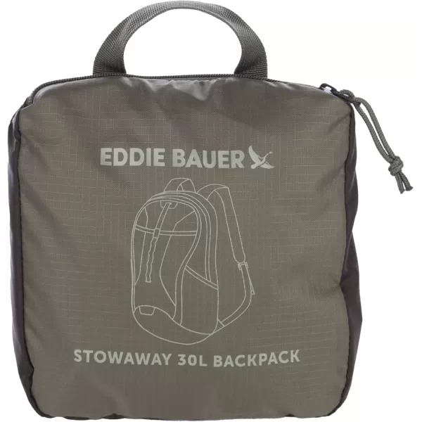 imageEddie Bauer Stowaway Packable BackpackMade from Ripstop Polyester Onyx 30LSpruce