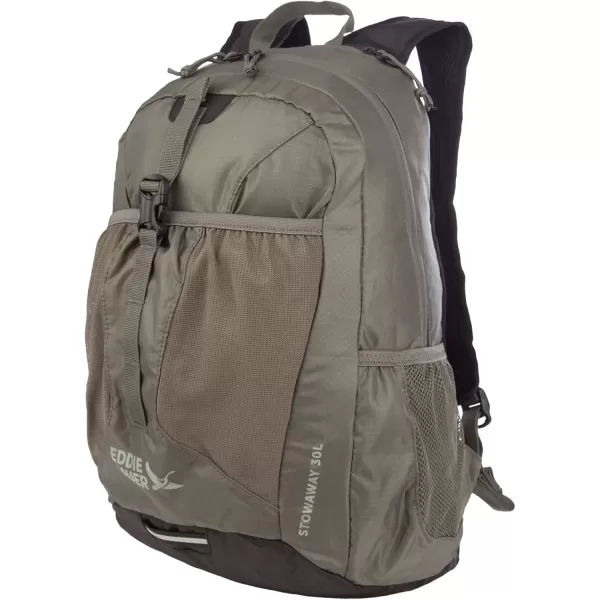 imageEddie Bauer Stowaway Packable BackpackMade from Ripstop Polyester Onyx 30LSpruce