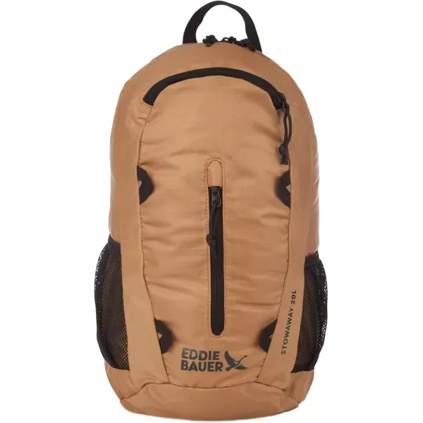 imageEddie Bauer Stowaway Packable BackpackMade from Ripstop Polyester Onyx 30LTobacco