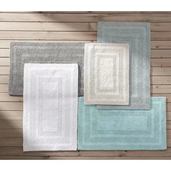 imageEddie Bauer  Bathroom Rugs Set Soft Tufted Cotton Bathroom Decor Super Absorbent ampamp Quick Dry Logan Chrome Grey 2 PieceGreen