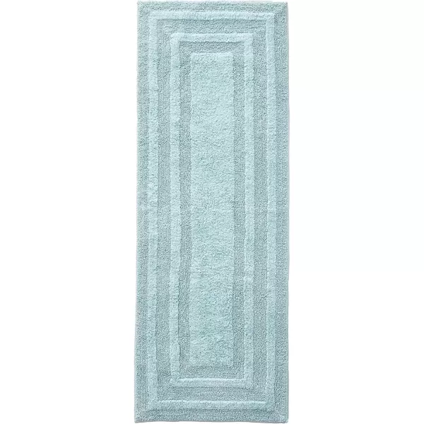 imageEddie Bauer  Bathroom Rugs Set Soft Tufted Cotton Bathroom Decor Super Absorbent ampamp Quick Dry Logan Chrome Grey 2 PieceTurquoise