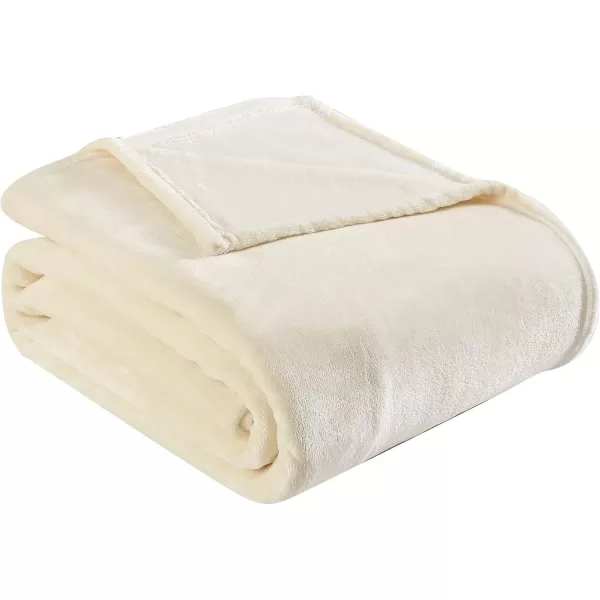 imageEddie Bauer  Twin Blanket Ultra Plush Bedding Lightweight Home Decor for All Seasons Dogs with Scarves White TwinIvory