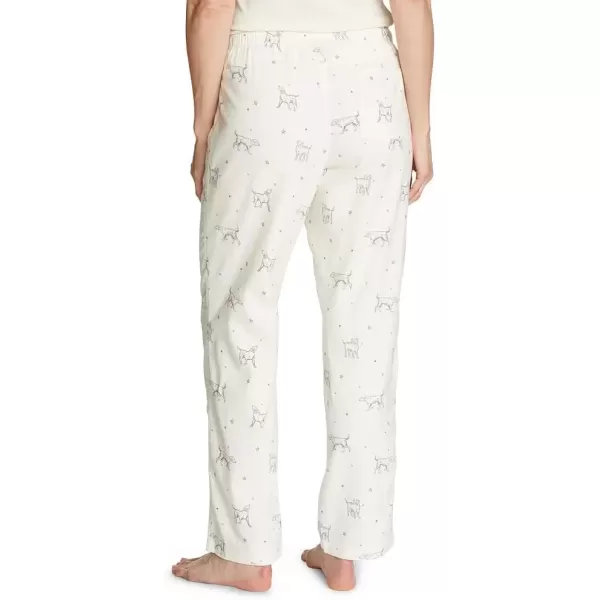 imageEddie Bauer Womens Stines Favorite Flannel Sleep PantsWinter White