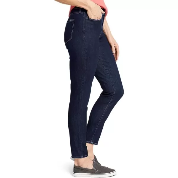 imageEddie Bauer Womens Voyager HighRise Slightly Curvy Skinny JeansDk Indigo