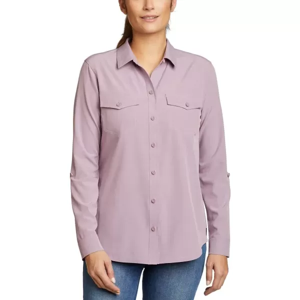 imageEddie Bauer Womens Departure 20 LongSleeve ShirtPurple