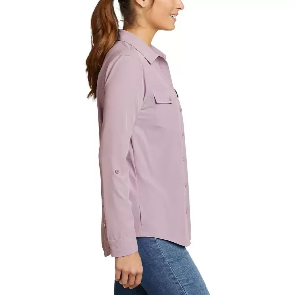 imageEddie Bauer Womens Departure 20 LongSleeve ShirtPurple