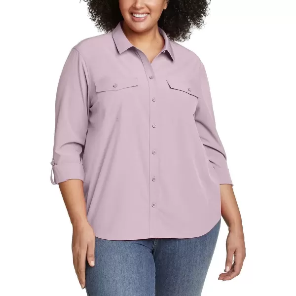 imageEddie Bauer Womens Departure 20 LongSleeve ShirtPurple