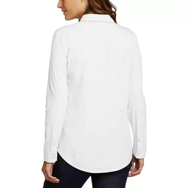 imageEddie Bauer Womens Departure 20 LongSleeve ShirtWhite